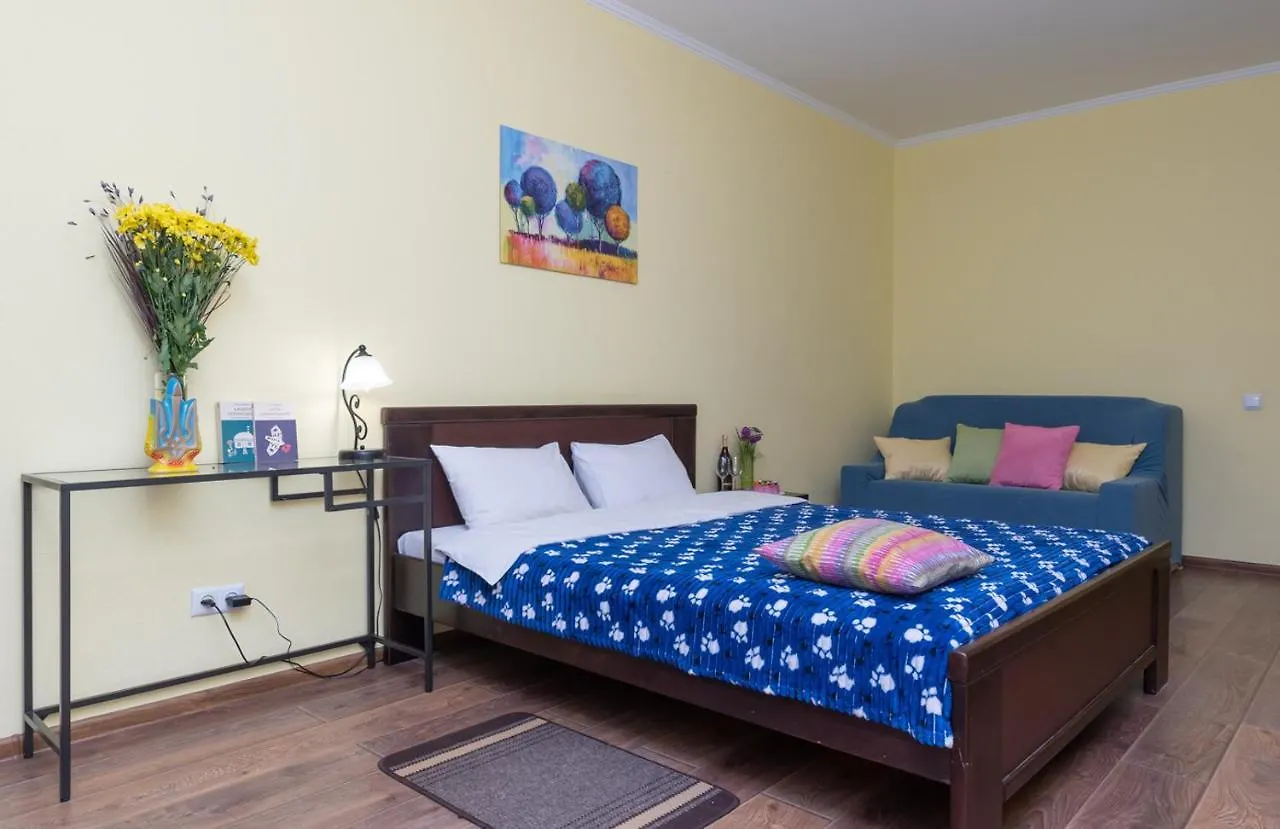 Видові 1К-2К Апартаменти 11,15, 23 Поверхи Kyiv Apartment